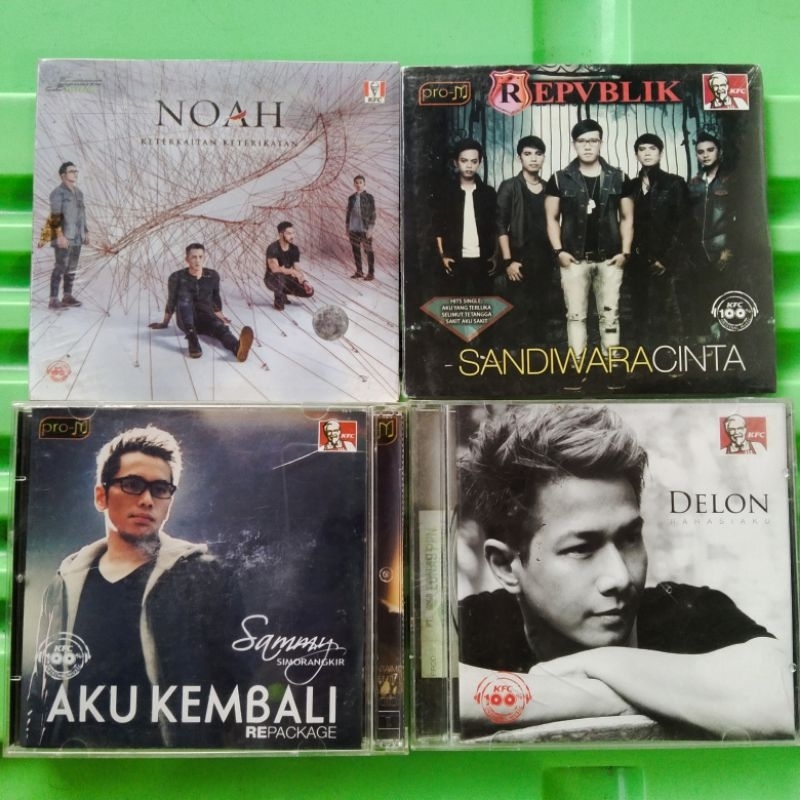 Kaset Cd The noah republik samy dan delon paket 4kaset cd