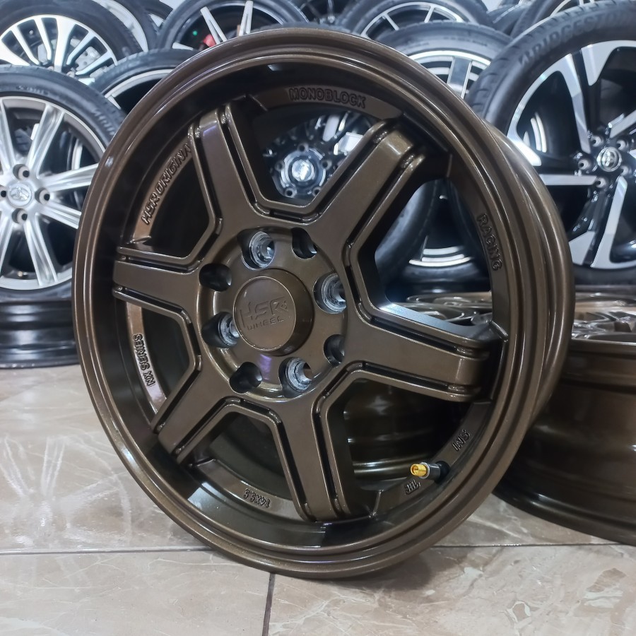Velg Mobil Seken Racing HSR MINAS Ring 14 Lebar 6,5 Baut 8x100/114,3