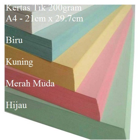 

FG2 Kertas Tik 2gram A4 isi 5 Lembar