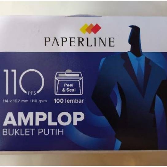 

Hematku Amplop Putih Polos Paperline 11 Perekat