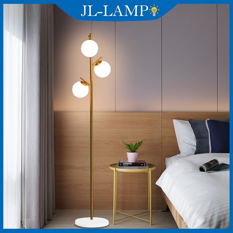 ✨Termasuk Bolam✨Aesthetic Lampu Standing Ruang Tamu Lampu Berdiri Ruang Tamu Minimalis Standing Lamp