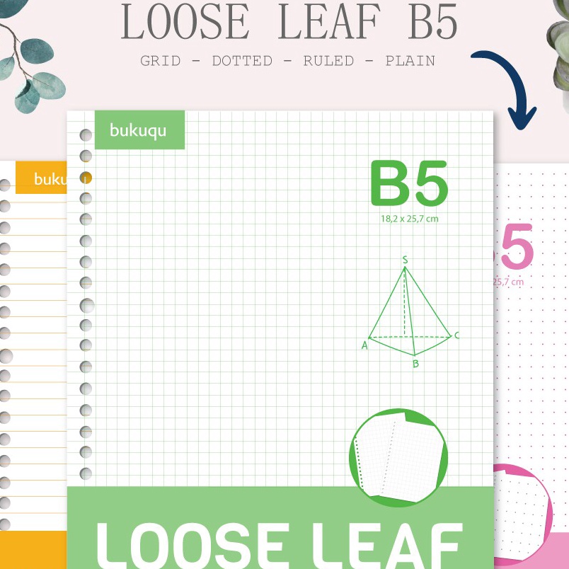 

FG2 Loose Leaf B5 HVS 1 gsm Kertas Binder
