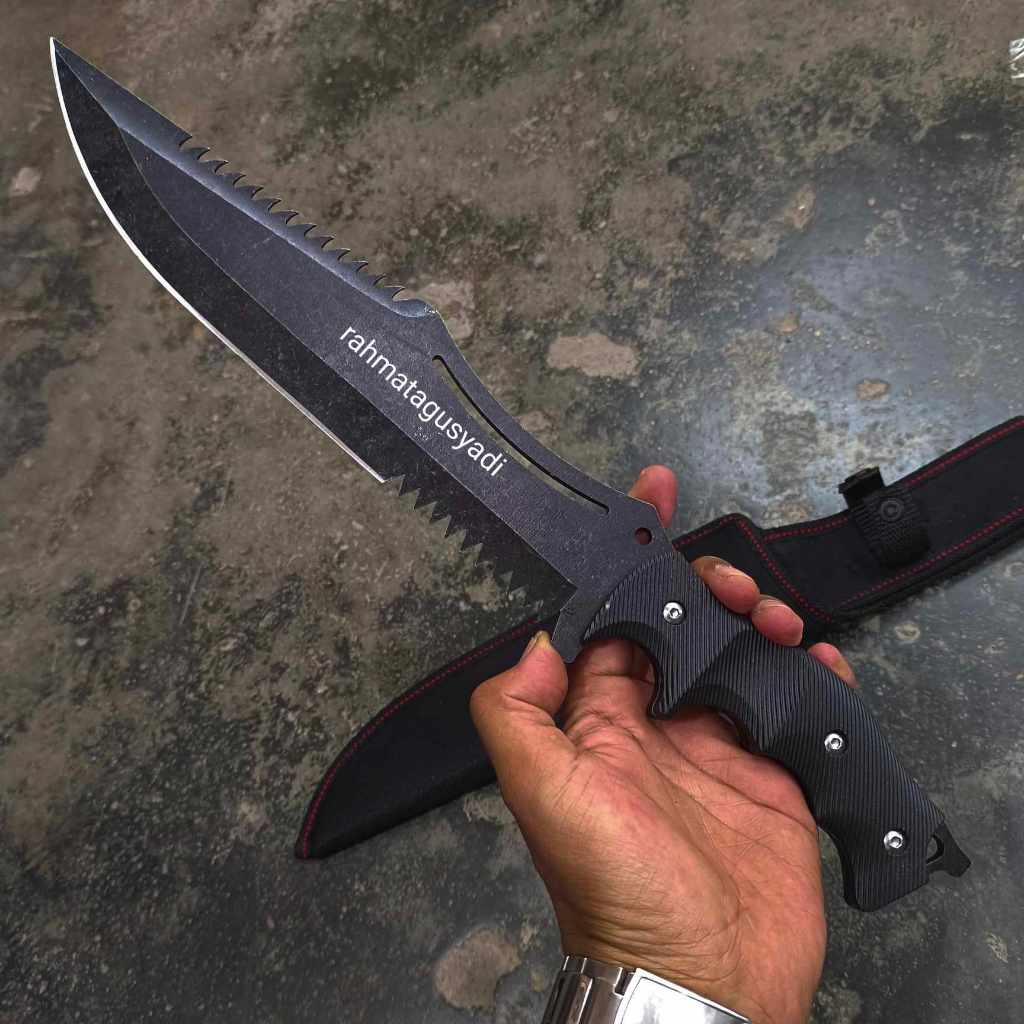 Pisau daging berburu survival outdoor tajam