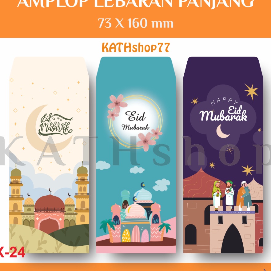 

KI3 KATHSHOP AMPLOP TEBAL 3 lbr 3 motif Angpao THR Lebaran Idul Fitri EID MUBARAK