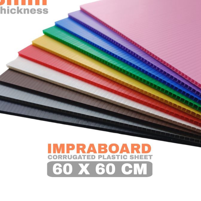 

KP8 Infraboard Impraboard 3mm 6 x 6 cm 6x6 cm 6x6cm PP Board Art Board Imfraboard Karton Plastik