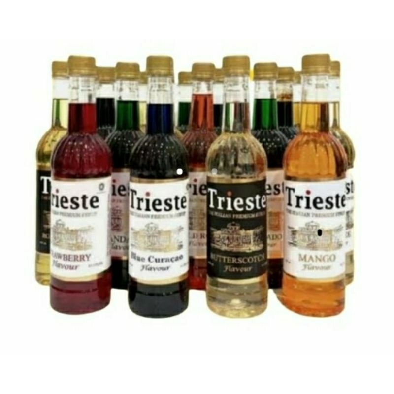 

trieste syrup all variant rasa