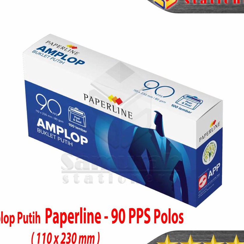 

Murah Amplop Kertas Putih Polos Paperline 9 pps isi 1 11 x 23 mm 8 gsm Panjang