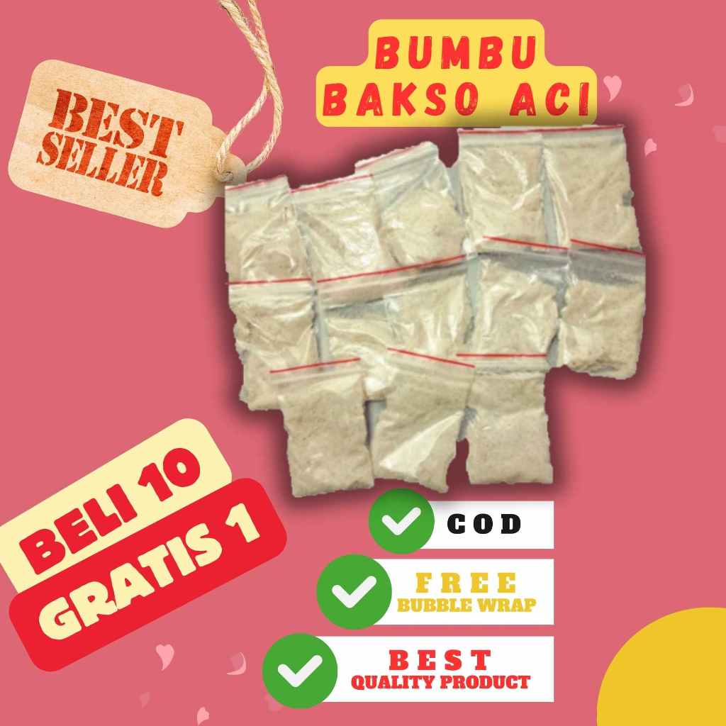 Bumbu Bakso Aci Bumbu Boci Bumbu Seblak Instan Bumbu Kering Bubuk Termurah Gurih Bumbu Instan