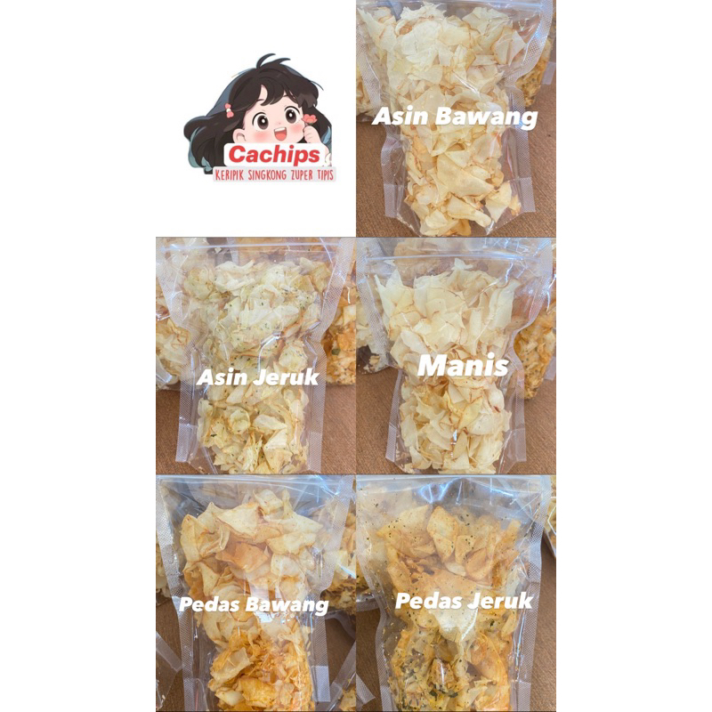 

CHACHIPS - KERIPIK SINGKONG ENAK ZUPER TIPIS