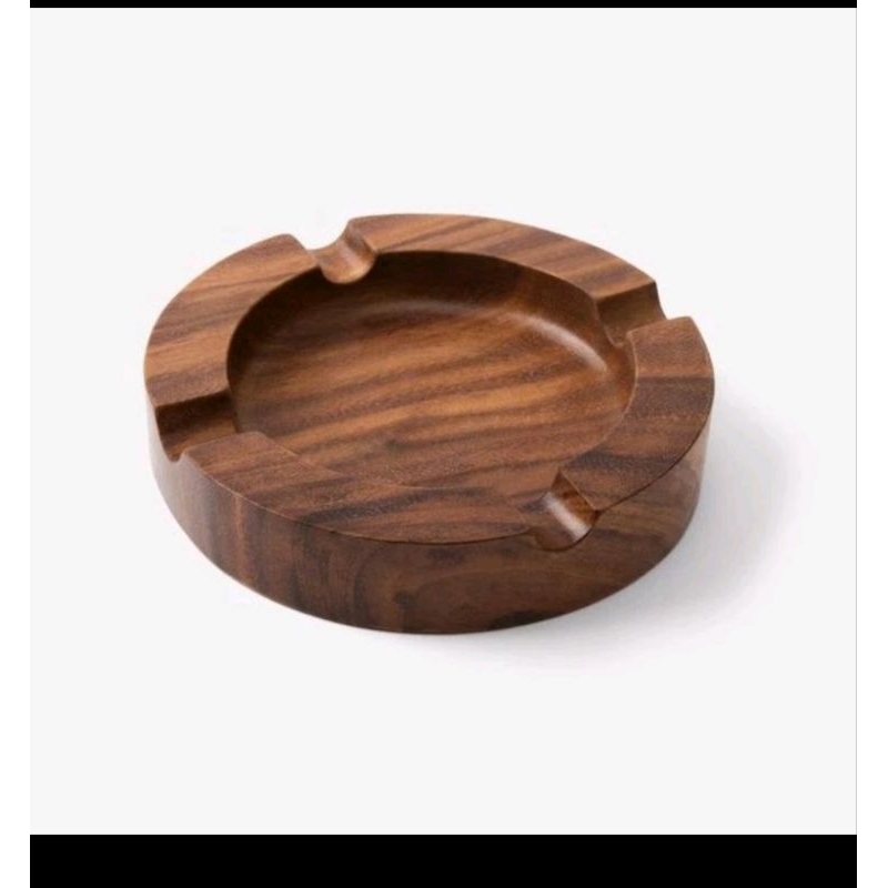 Asbak Unik Kayu Jati