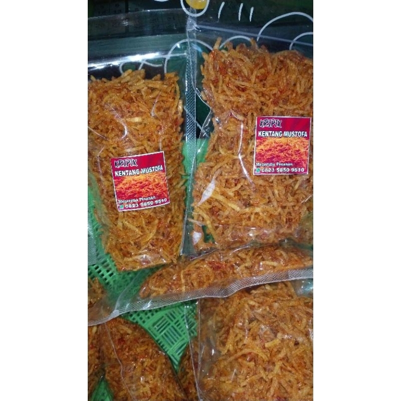 

Kentang Mustofa pedas manis, kentang Mustofa 100gr