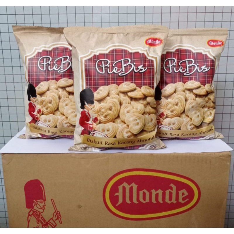 

Monde piebis pie bis biskuit pie monde biskuit rasa kacang almond 190 gram