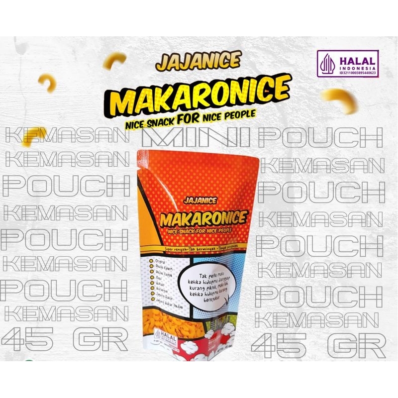 

Makaronice jajanice pouch | makaronice snack makaroni goreng | snack makaroni goreng renyah | snack makaroni goreng viral | snack makaroni halal | snack makaroni pedas | snack makaroni tak berminyak