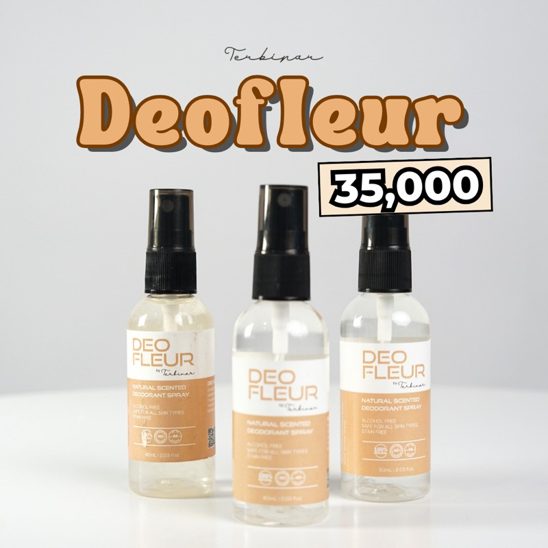 TERBINAR Deo Fleur Deodorant Spray Tawas By Terbinar