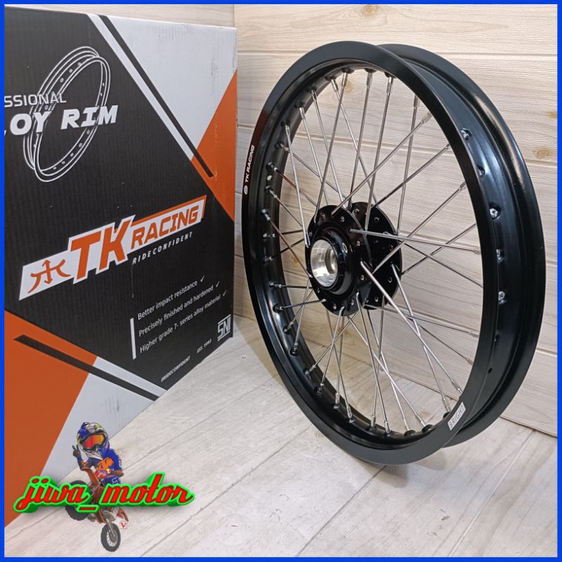velg depan RX king ring 18 TK racing siap pasang