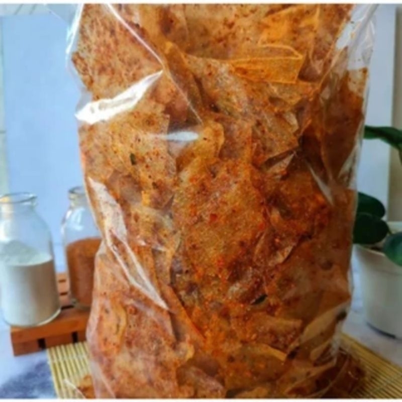 

Kripik kaca pedas isi 1kg kripca krispy