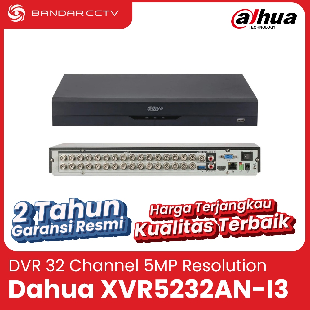 Dahua XVR5232AN-I3: DVR 32 Channel 5MP