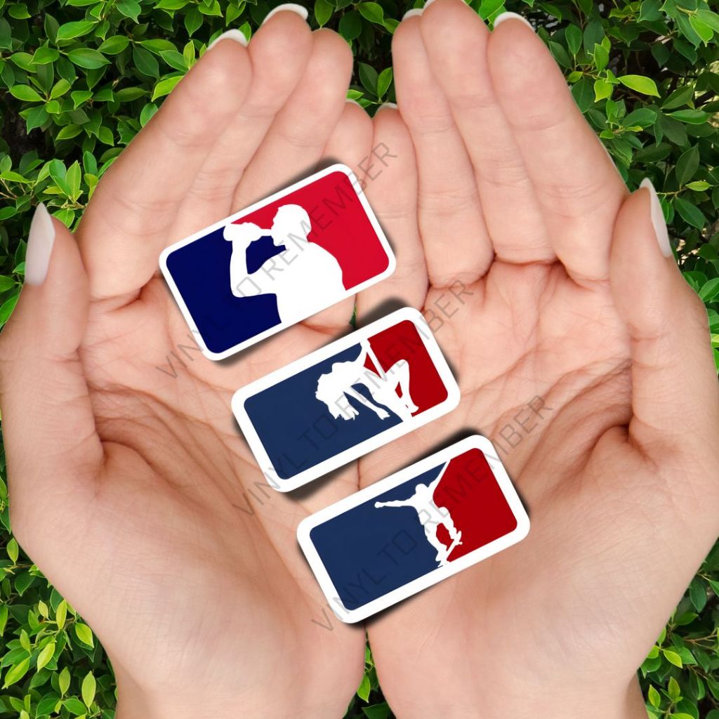 

Stiker Sticker Pack Logo Lucu Basket NBA Skateboard Minum Dance Tahan Air Premium High Quality