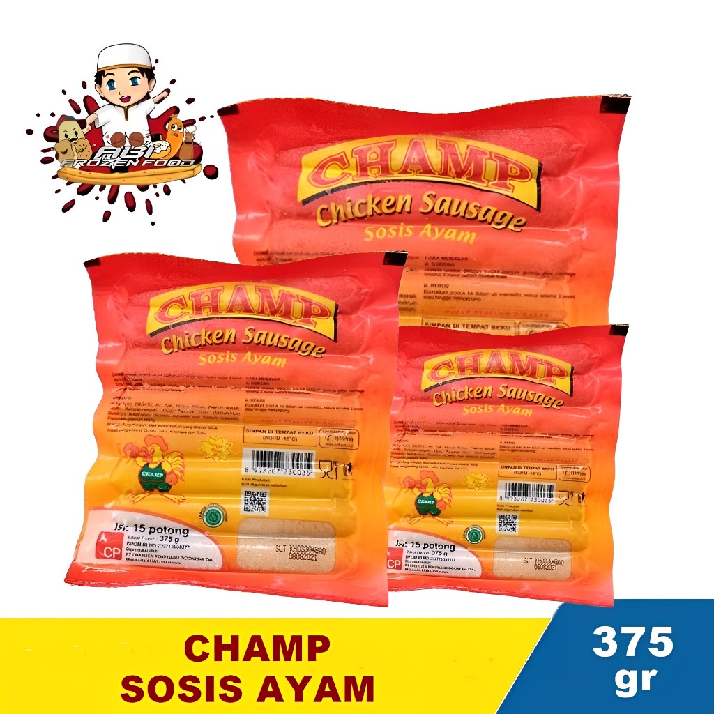 

SOSIS CHAMP 375 GR