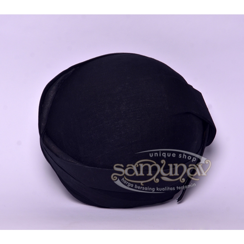 Blangkon Solo Jebeh Hitam Polos