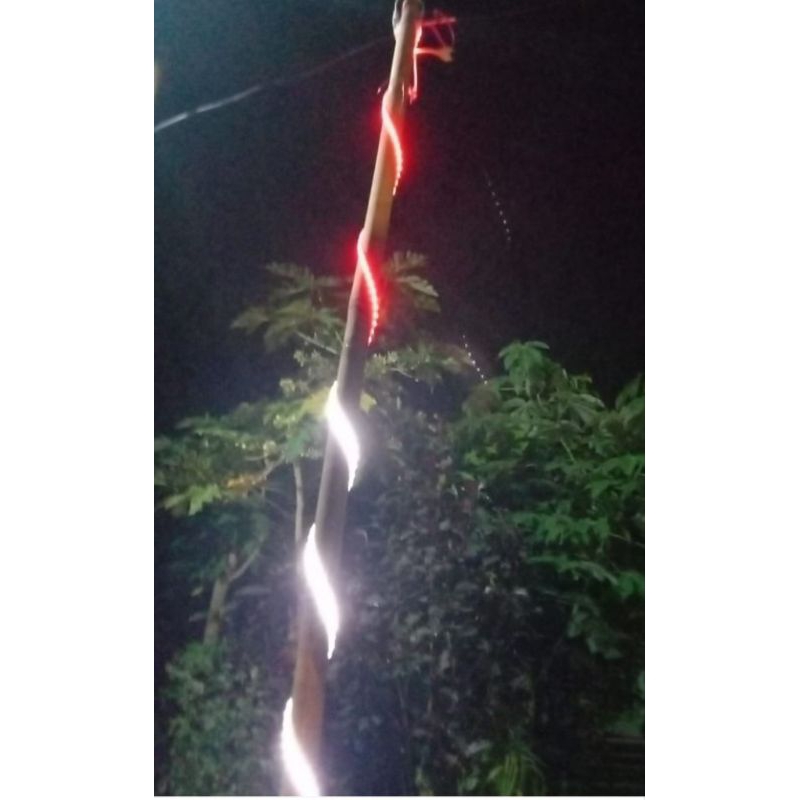 Lampu Bendera Indonesia Tinggal Colok Listrik