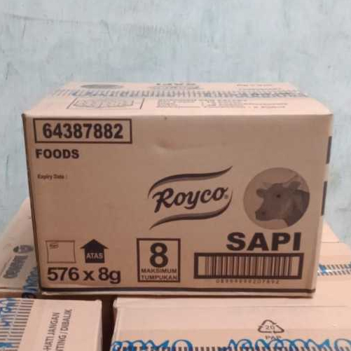 

[Dus] Bumbu Masak Royco Kaldu Bubuk Rasa Sapi Isi/Dus 576 pcs x 8 gr