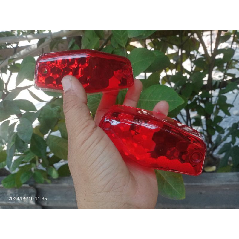 KACA MIKA STOPLAMP HONDA CB MODEL BSA KACA LAMPU BELAKANG BSA IMPOR