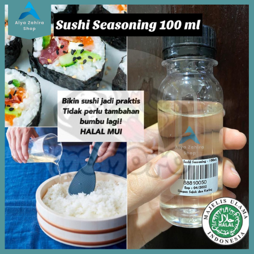

Cuka Sushi Seasoning 100 ml Halal / Vinegar Cuka Bumbu Nasi Sushi Gimbap Onigiri