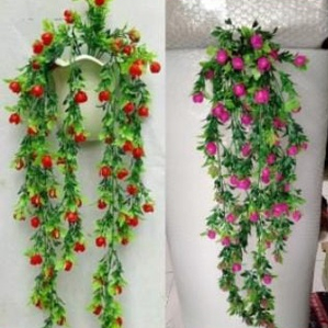 RAMBAT PRITI/RAMBAT ARTIFICIAL/RAMBAT BUNGA DINDING/TERMURAH/BUNGA DEKORASI/ARTIFICIAL/BUNGA PLASTIK