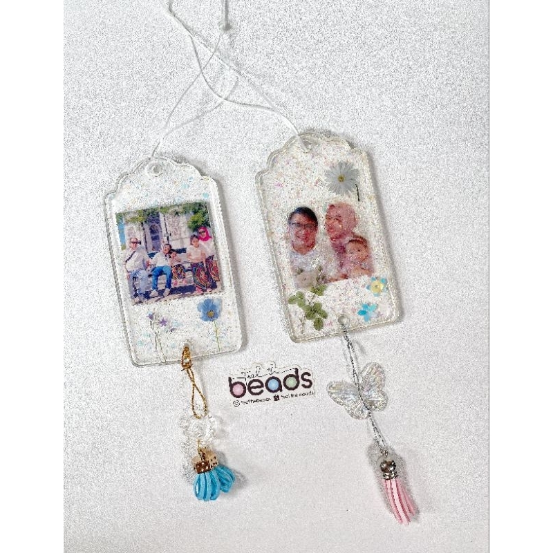 Hiasan foto gantungan spion mobil resin custom