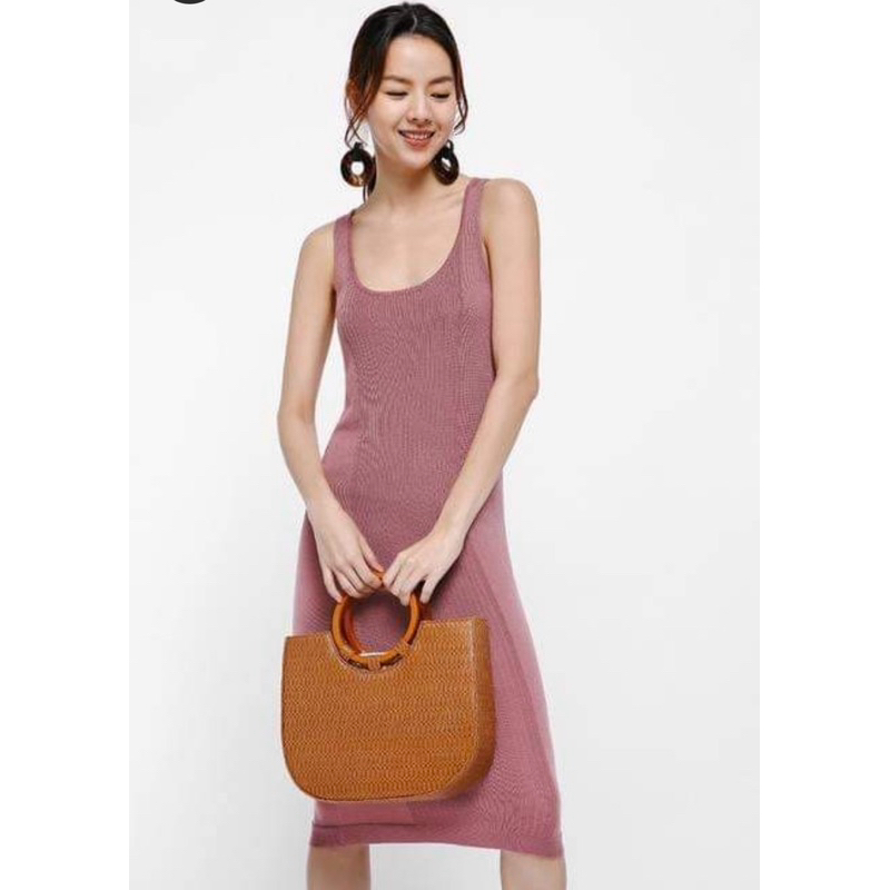 PROMO BUY 2 GET 50% DISCOUNT FOR SECOND ITEM/ Ileana Sleeveless Knit Midi Dress LOVE BONITO/ Knitted