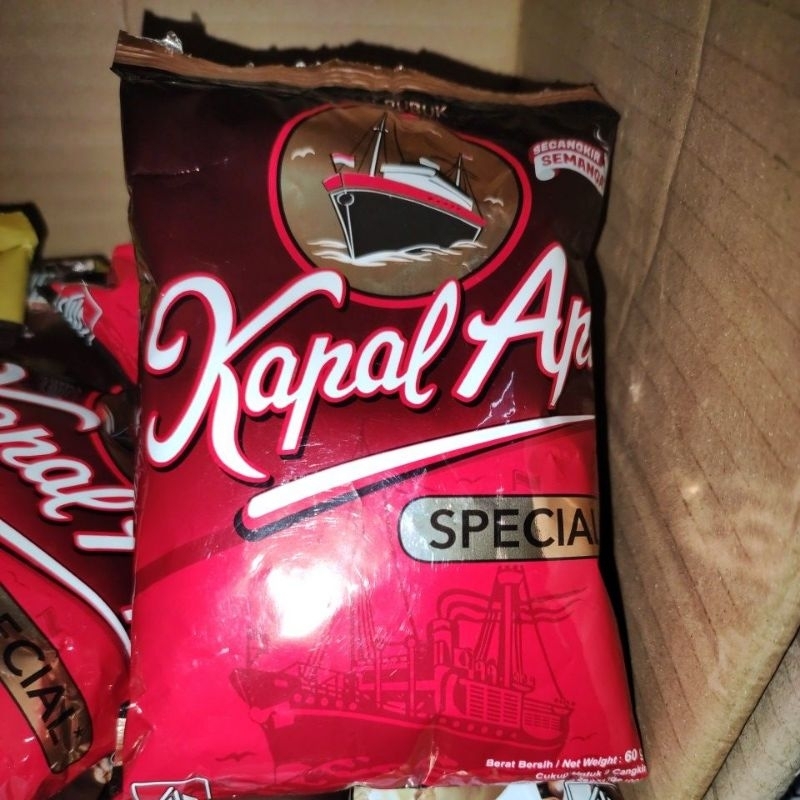 kopi kapal api bubuk tanpa gula - kopi bubuk 60gr