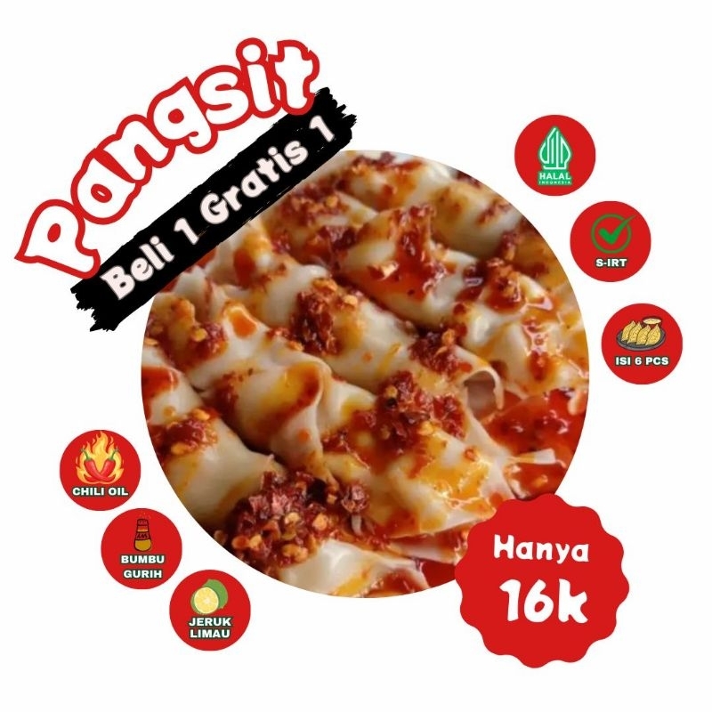 

Pangsit Chili Oil | Isi 6 | Isi Daging Ayam | Kuah/Goreng | Beli 1 Gratis 1