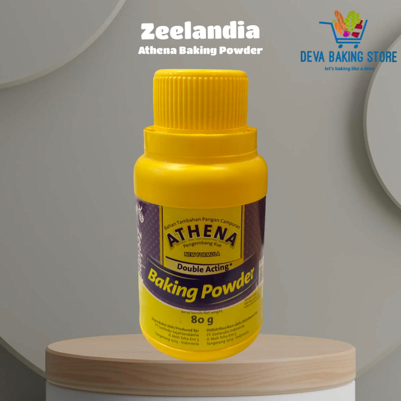 

Zeelandia Athena Baking Powder Double Acting 80gr