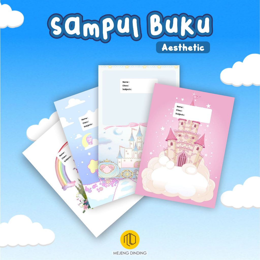 

SAMPUL BUKU AESTHETIC ISI 10 PCS / SAMPUL BUKU MOTIF KASTIL PRINCESS CASTLE / SAMPUL BUKU BOOK COVER A5/B5 / Sampul Buku Kotak - Sampul Buku Aesthetic - Book Cover - Kertas Kado - Wrapping Paper - Kertas Sampul / SAMPUL BUKU CUSTOM DESAIN 2