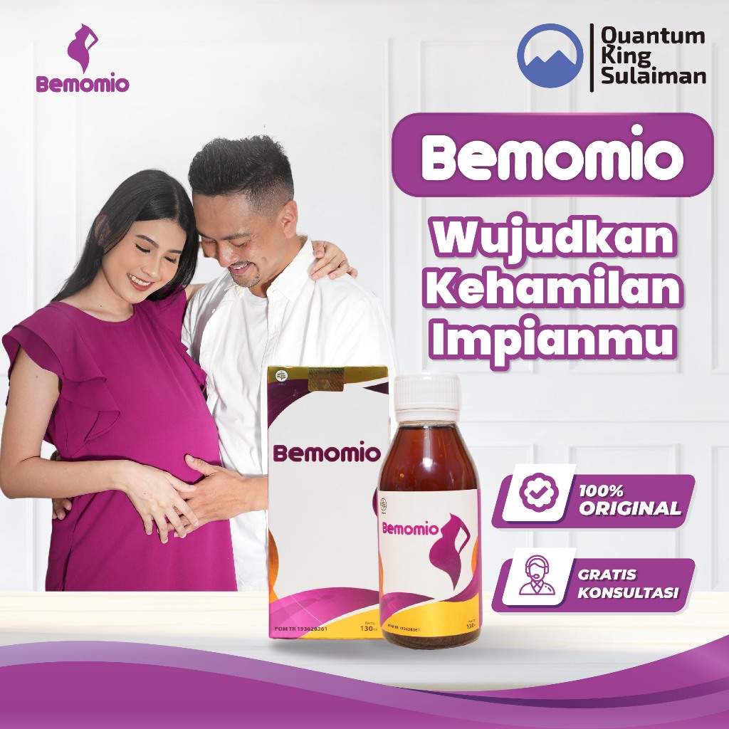 Bemomio - Promil Program Hamil Peningkat Kesuburan Suami Istri Madu Herba Original BPOM