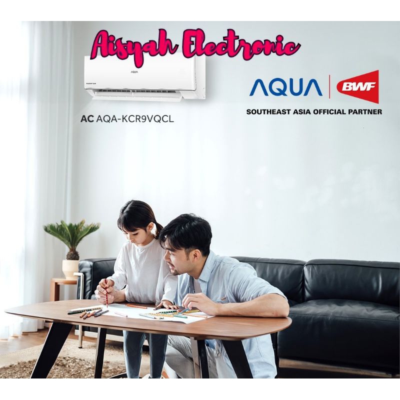 AC AQUA INVERTER 1 PK AQA-KCR9VQCL GARANSI 10 TAHUN
