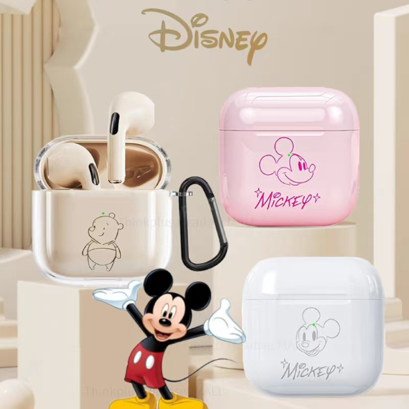 Promo Disney Pro4 Fx-951B Tws Headset Bluetooth 5.3 Earphone Lucu Iphone Android Henset 100% Ori