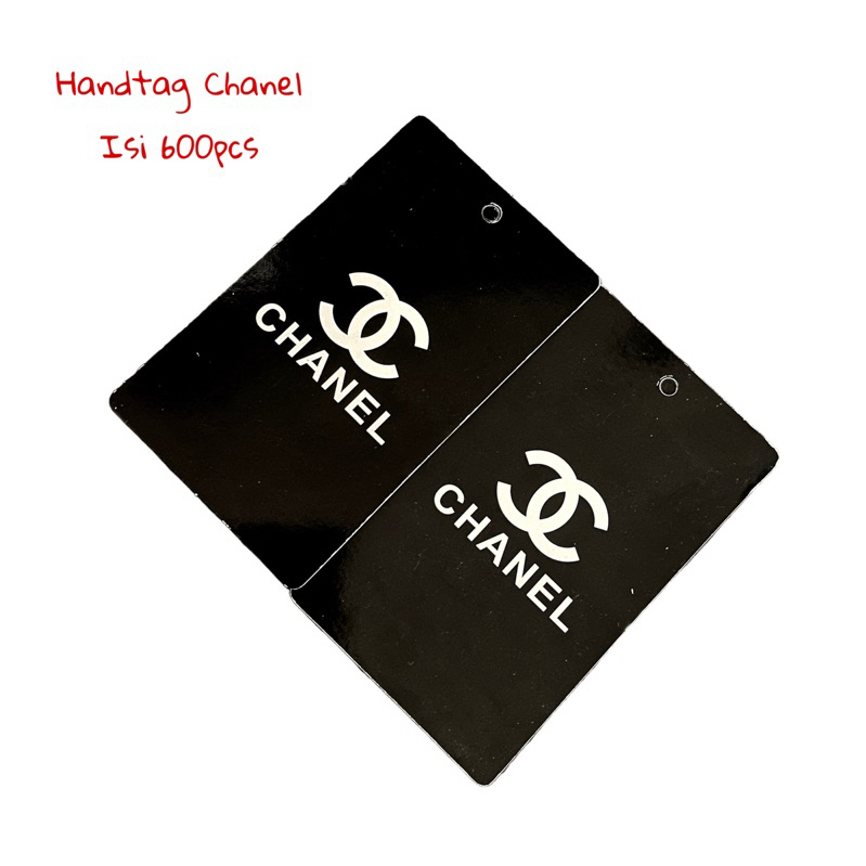 

HANDTAG CHANEL/ CHANEL LABEL TAG HANGTAG PREMIUM CO 1X DI KIRIM 600PCS