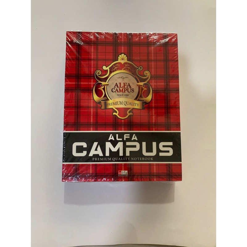 

Buku Alfa campus 38 lembar . ukuran kwarto