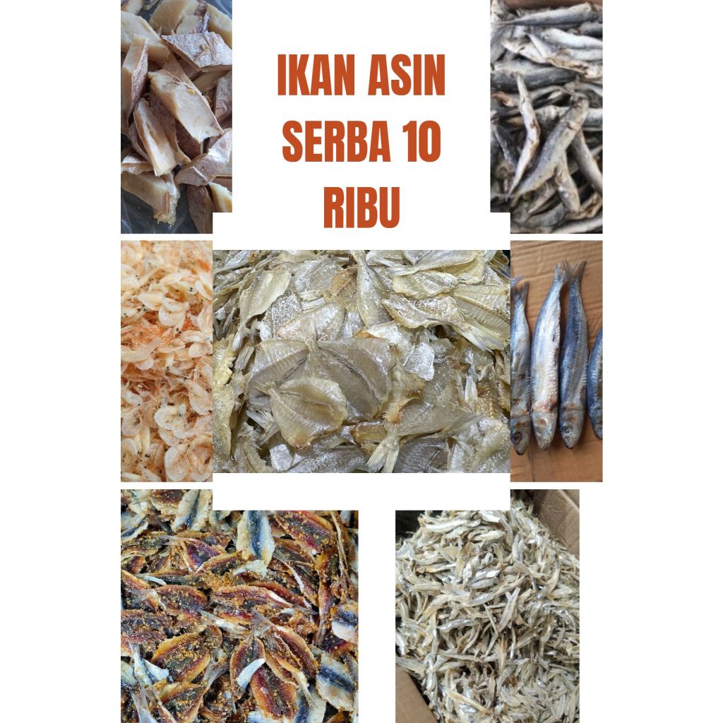 

ikan asin murah serba 10 ribu