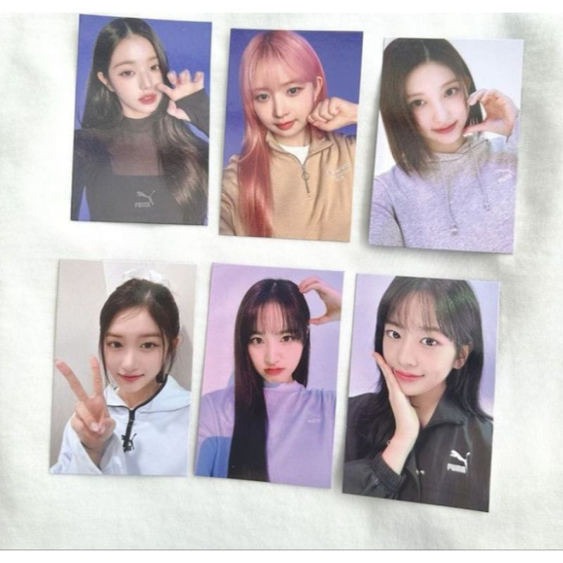 photocard ive x puma official photocard