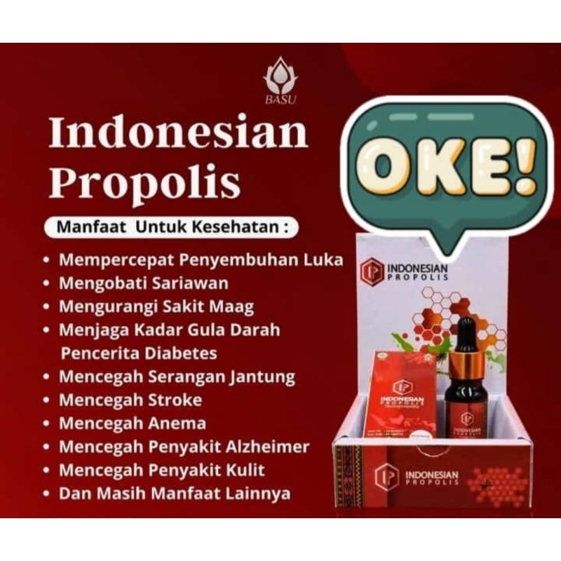 Nano Propolis Indonesian PT, BASU original