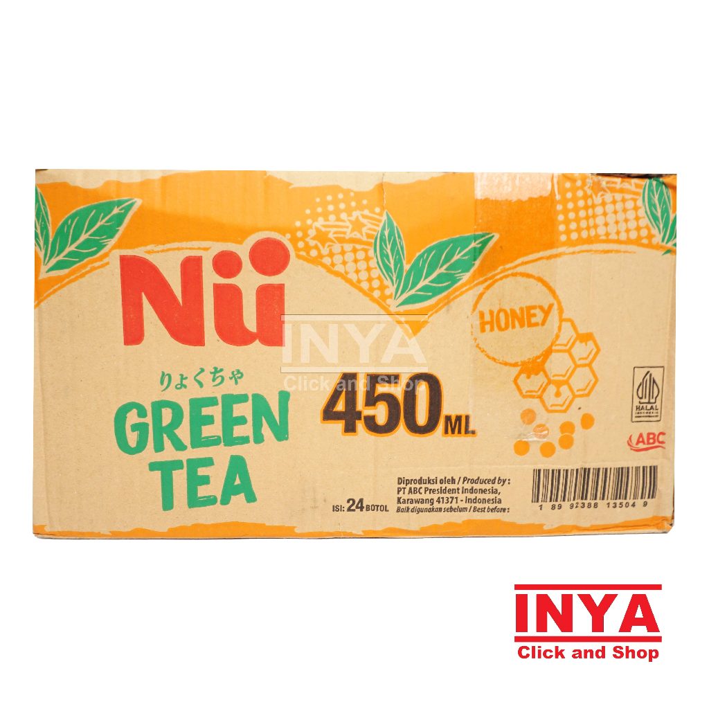 

NUU Green Tea Rasa Madu 24x450ml BOX - Tea - Soft drink