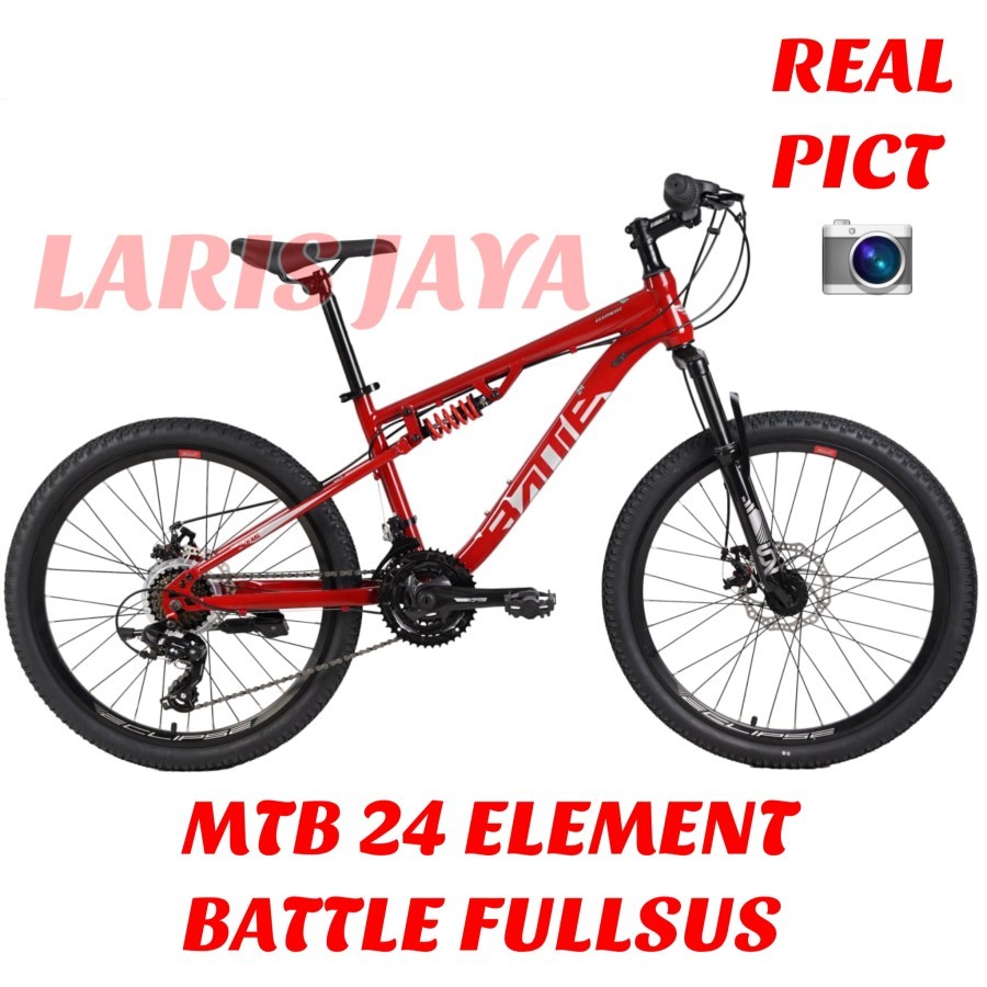 [ BONUS BRACKET BOTOL ] MTB 24 ELEMENT BATTLE, ELEMENT COYOTE SPY SEPEDA GUNUNG UKURAN 24 ELEMENT