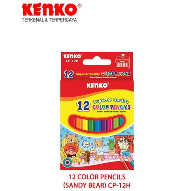 

KENKO 12 COLOR PENCILS CP-12H ( SANDY BEAR )