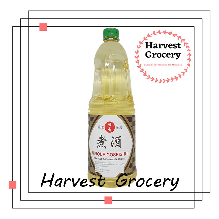 

Hinode Goseishu Japanese Cooking Seasoning 1,8 Liter
