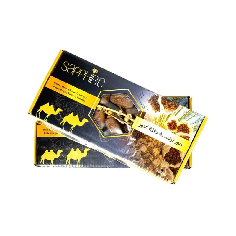 

Kurma Tunis Tangkai Sapphire 500Gram Kemasan Dus