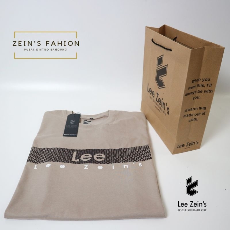 Lee Zein's Katun Combed 24s ,Kaos pria lengan pendek Lzp23