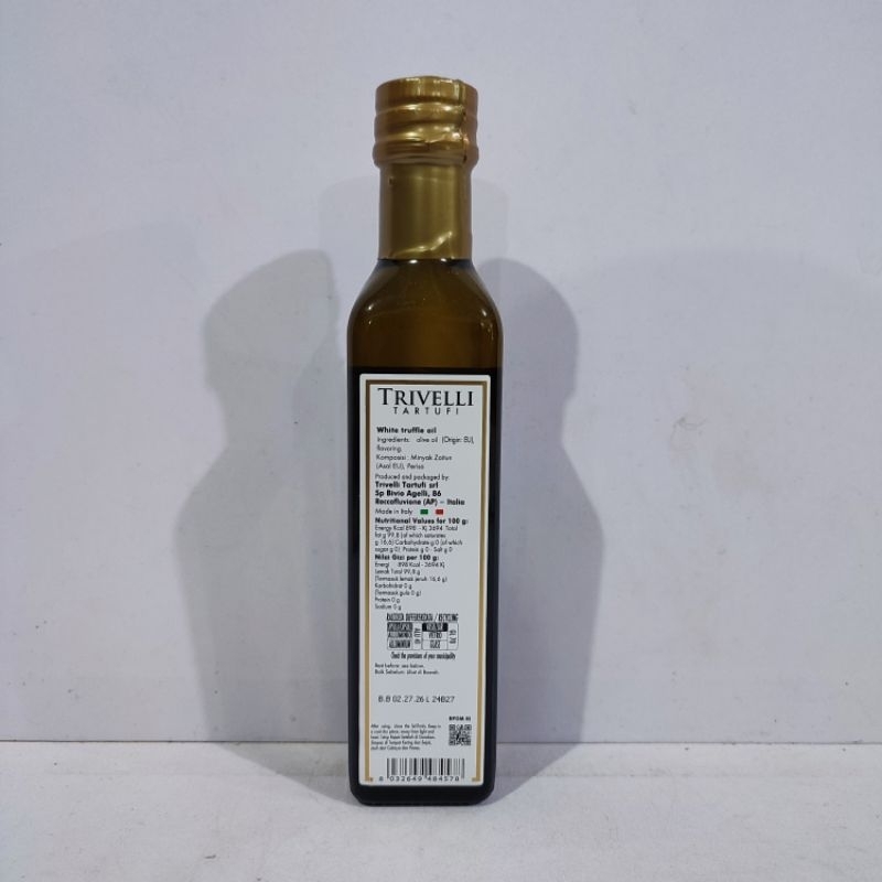 

RB Trivelli White Truffle Oil 250ml - Tartufi Extra Virgin Truffle Putih